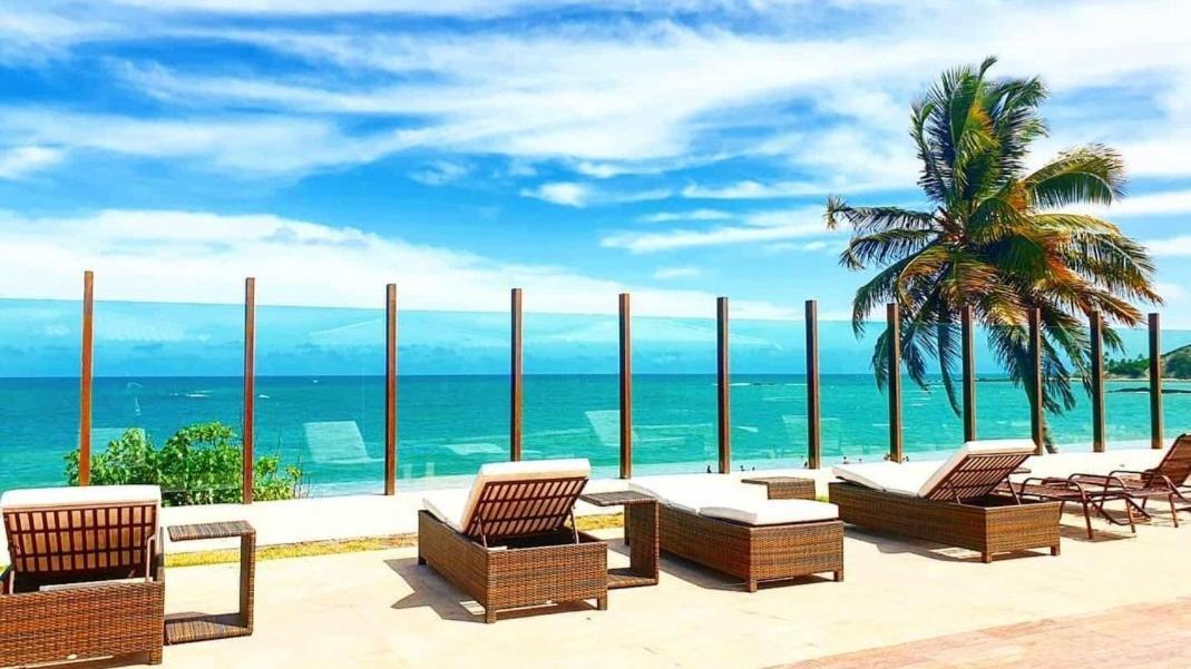 كوندي Flat Tabatinga Nord, Vista Para O Mar المظهر الخارجي الصورة